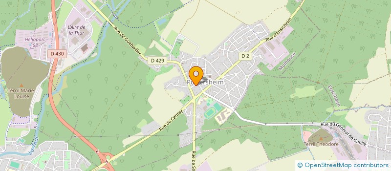 localisation de l'entreprise A CASA MIA  PULVERSHEIM