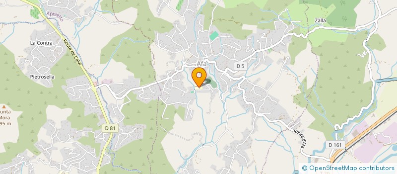 localisation de l'entreprise A CASA PIZZA à SARROLA-CARCOPINO