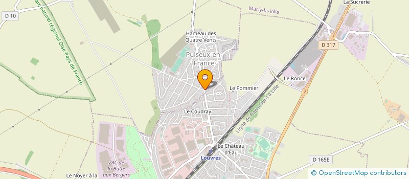 localisation de l'entreprise A CASA TRASMONTANA à PUISEUX-EN-FRANCE