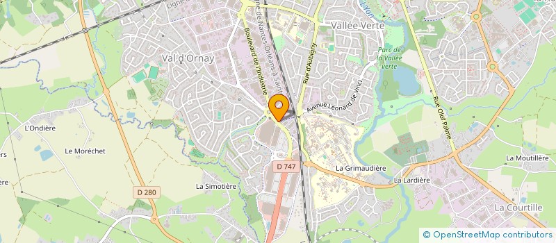 localisation de l'entreprise A CASETTA LRSY  LA ROCHE-SUR-YON