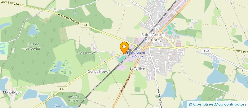 localisation de l'entreprise A CASINHA PORTUGUESA  SAINT-ANDRE-DE-CORCY