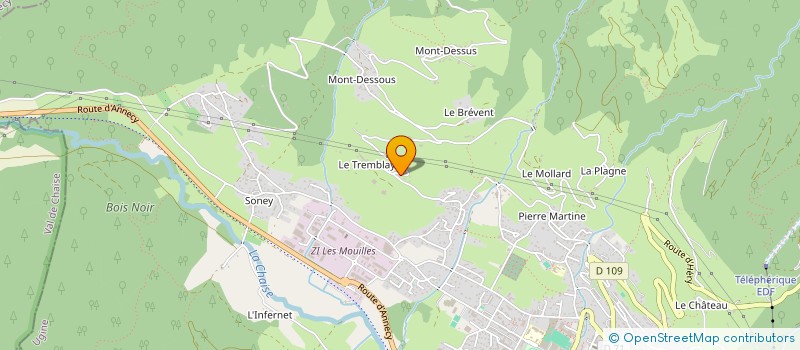 localisation de l'entreprise A CAUSE DES GARCONS  UGINE