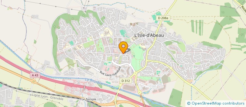 localisation de l'entreprise A-CECIA  L'ISLE-D'ABEAU