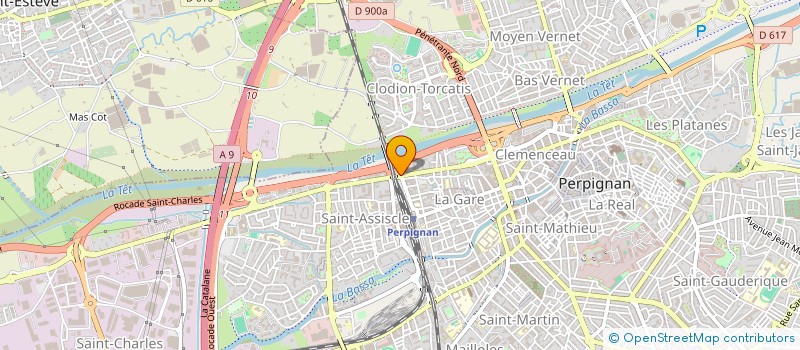 localisation de l'entreprise A CENT METRES DU CENTRE DU MONDE  PERPIGNAN