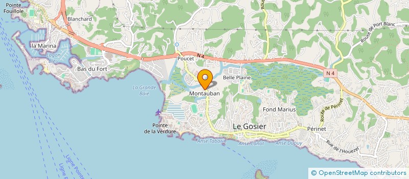 localisation de l'entreprise A CGTM BTP à LE GOSIER