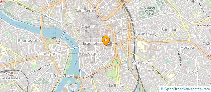 localisation de l'entreprise A CHACUN SON MONDE VOYAGES à TOULOUSE