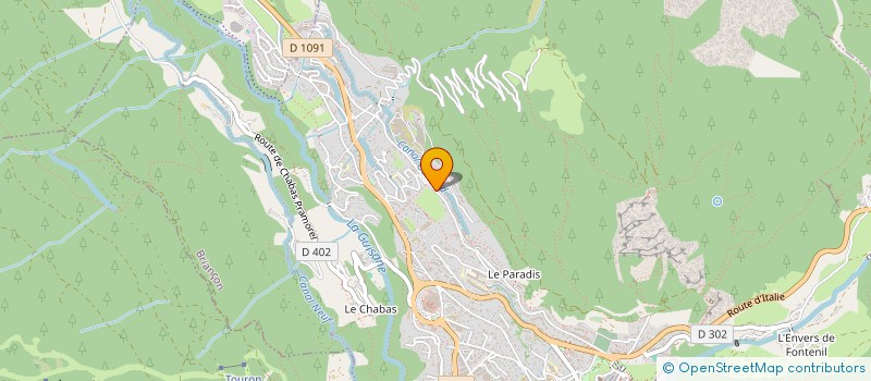 localisation de l'entreprise A CHACUN SON PLAISIR D'AGIR  BRIANCON