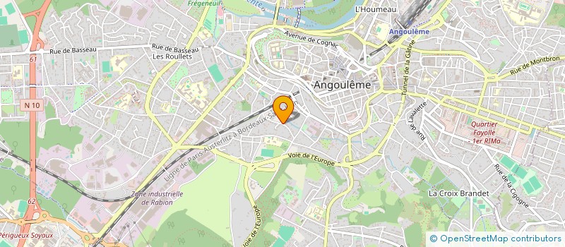 localisation de l'entreprise A CHACUN SON REVE à ANGOULEME