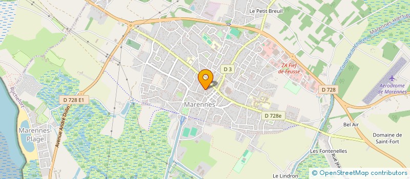 localisation de l'entreprise A CHAQUE PIED SON SOULIER à MARENNES-HIERS-BROUAGE