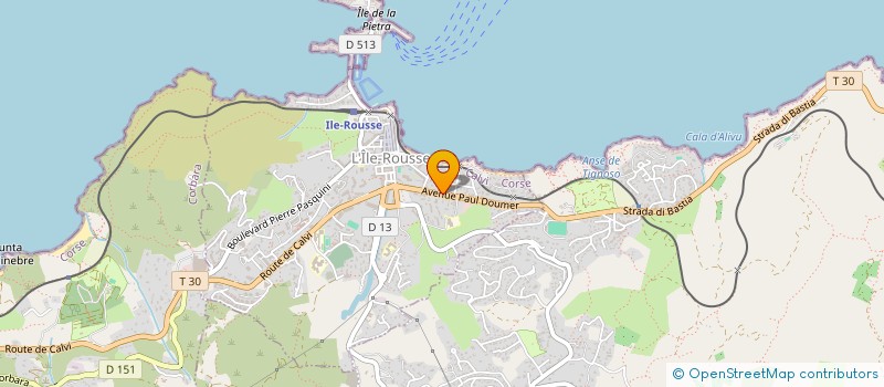 localisation de l'entreprise A CHJAMA BALANINA à L'ILE ROUSSE