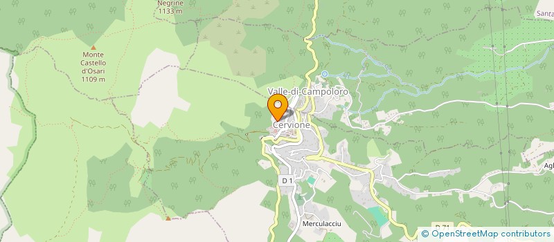 localisation de l'entreprise A CHJARURA à CERVIONE