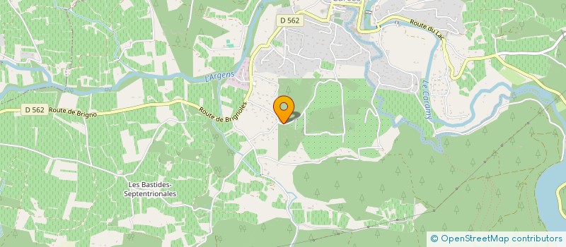 localisation de l'entreprise A - CIEL  CARCES