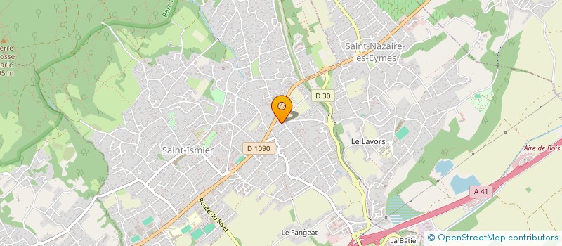 localisation de l'entreprise A CIEL DECOUVERT à SAINT-ISMIER