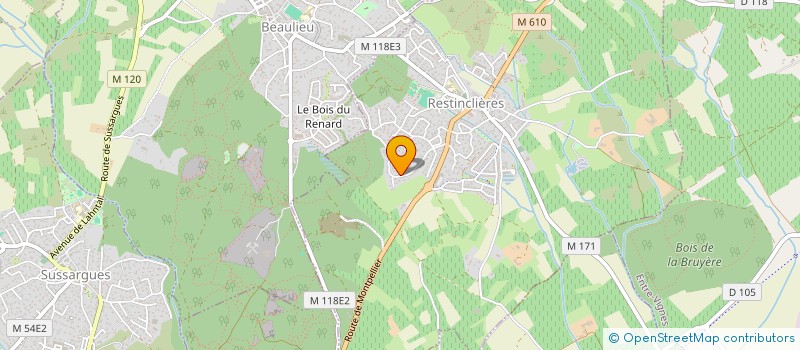 localisation de l'entreprise A CIEL OUVERT à RESTINCLIERES