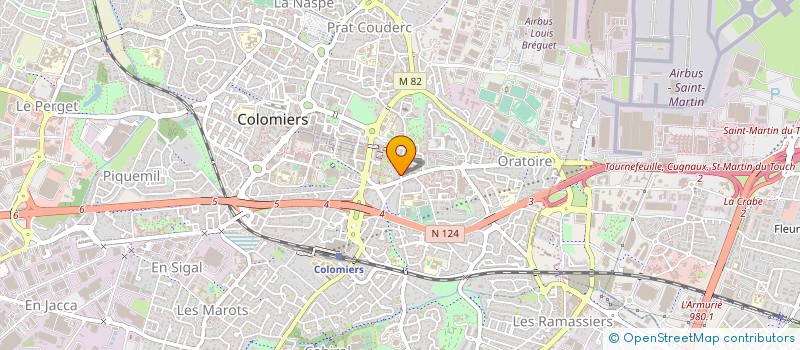 localisation de l'entreprise A CIEL OUVERT à COLOMIERS