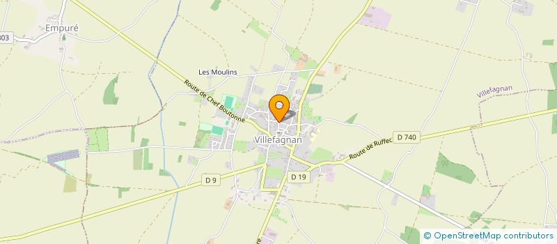 localisation de l'entreprise A CIEL OUVERT  VILLEFAGNAN