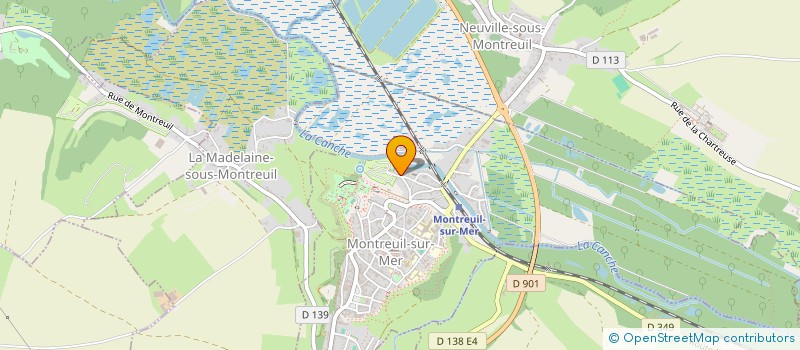 localisation de l'entreprise A CIEL OUVERT  MONTREUIL-SUR-MER