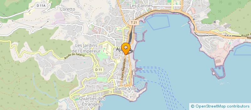 localisation de l'entreprise A CITADINA ABBATUCCI  AJACCIO