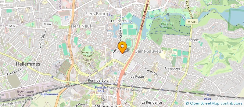 localisation de l'entreprise A CITY SERVICES à VILLENEUVE D ASCQ
