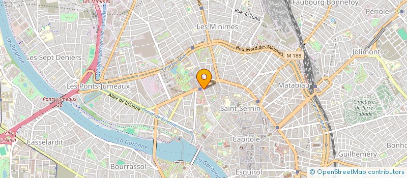 localisation de l'entreprise A.CLAUDE LATRASSE EPSE RUDELLE ET C. RUDELLE à TOULOUSE