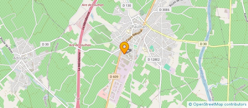 localisation de l'entreprise A CLOCHE  PATTE  PAULHAN