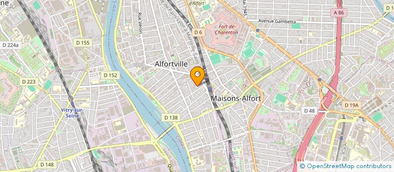 localisation de l'entreprise A&CO à ALFORTVILLE