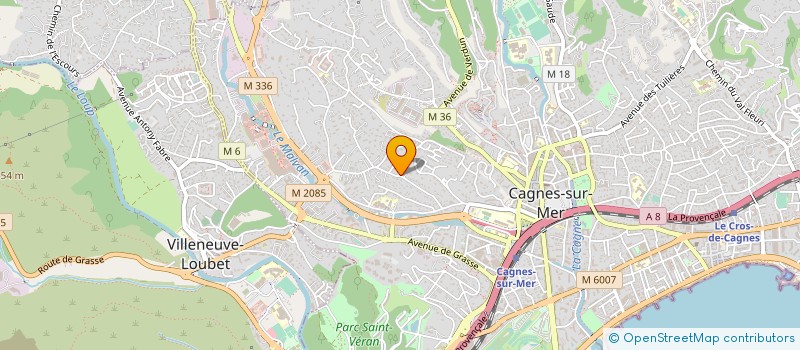 localisation de l'entreprise A.CO.GES à CAGNES-SUR-MER