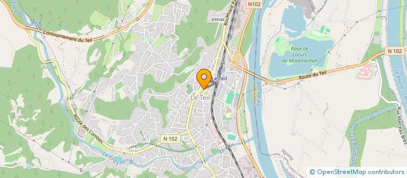 localisation de l'entreprise A COEUR EN CORPS  LE TEIL