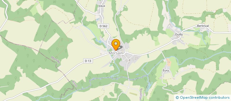 localisation de l'entreprise A.COMBET  MORSAIN