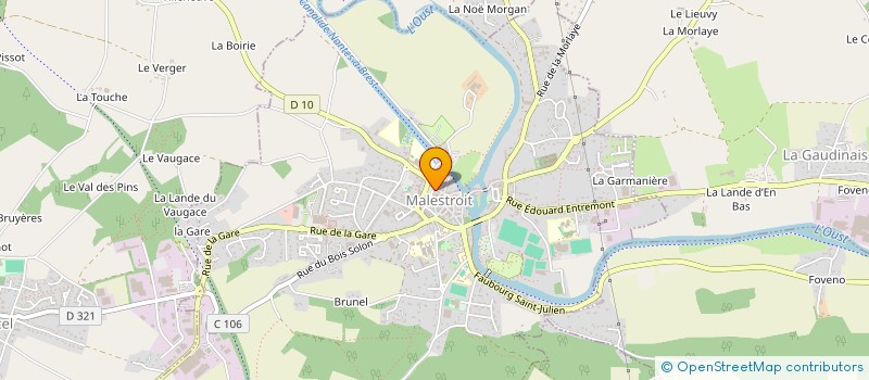 localisation de l'entreprise A COMER  MALESTROIT