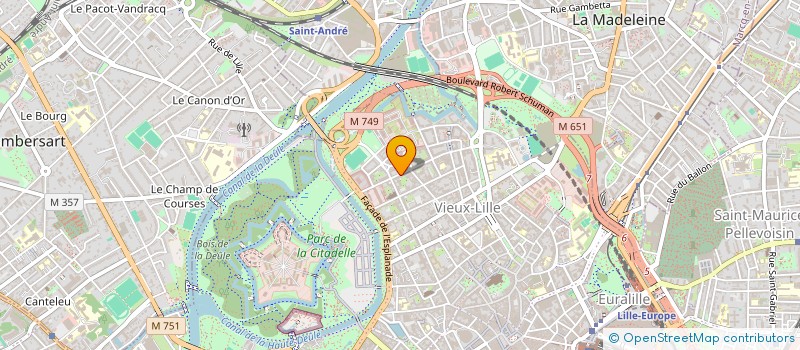 localisation de l'entreprise A COMM  LILLE