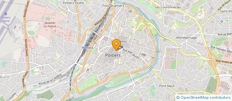 localisation de l'entreprise A COMME  POITIERS