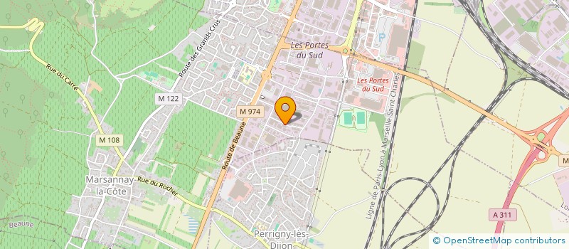 localisation de l'entreprise A COMPAGN'ANS à MARSANNAY-LA-COTE