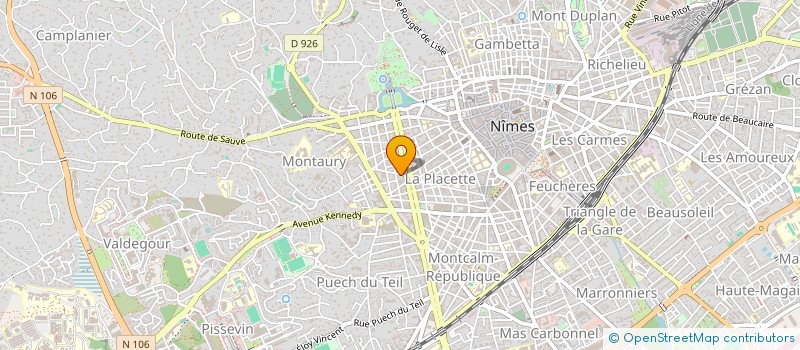 localisation de l'entreprise A CONCEPT SARL  NIMES