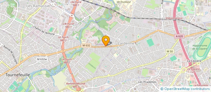 localisation de l'entreprise A CONSEIL ET INFORMATIQUE à TOULOUSE