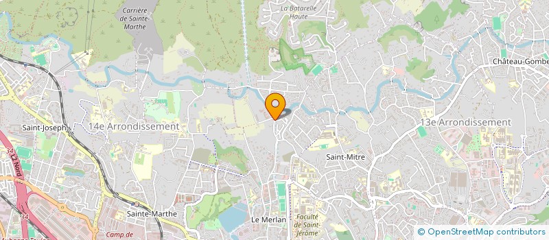 localisation de l'entreprise A CONSTRUCTION RENOVATION PROVENCE  MARSEILLE