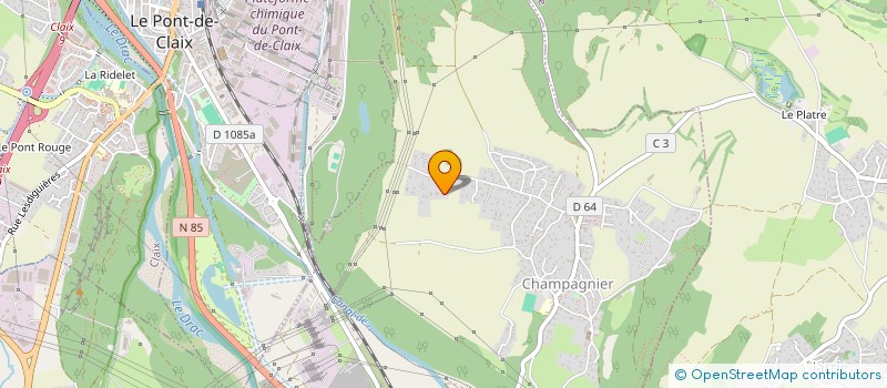 localisation de l'entreprise A CONTRE-COURANT  CHAMPAGNIER