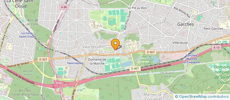 localisation de l'entreprise A CONTRE COURANT  VAUCRESSON