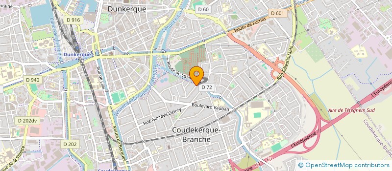 localisation de l'entreprise A CONTRE-COURANT  COUDEKERQUE-BRANCHE