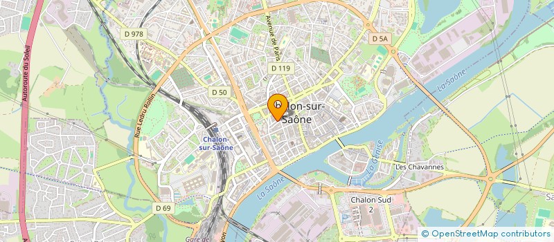 localisation de l'entreprise A CONTRE SENS à CHALON-SUR-SAONE