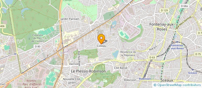 localisation de l'entreprise A COR à LE PLESSIS-ROBINSON