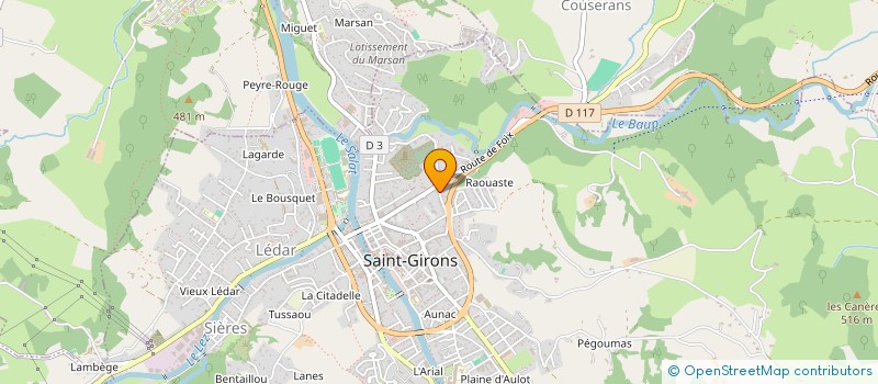 localisation de l'entreprise A CORDA à SAINT-GIRONS