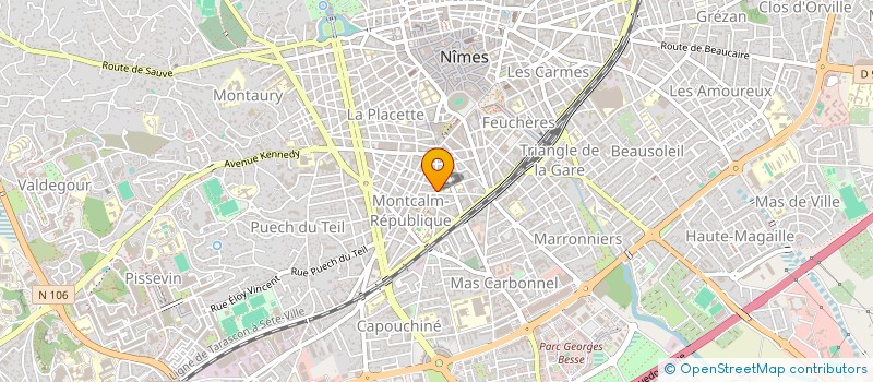 localisation de l'entreprise A CORPS à NIMES