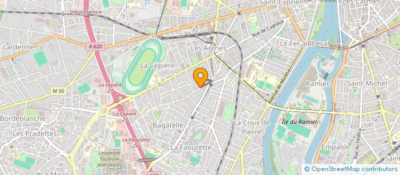 localisation de l'entreprise A-CORPS  TOULOUSE