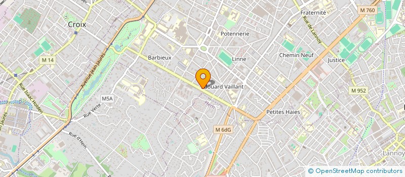 localisation de l'entreprise A CORPS  ROUBAIX