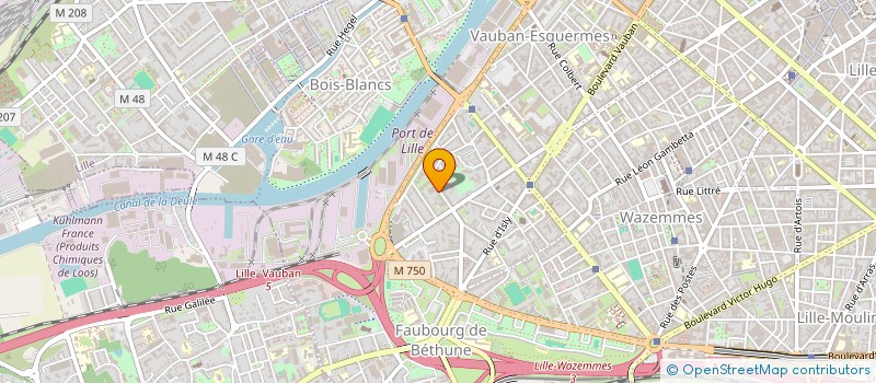 localisation de l'entreprise A CORPS ACCORDES à LILLE
