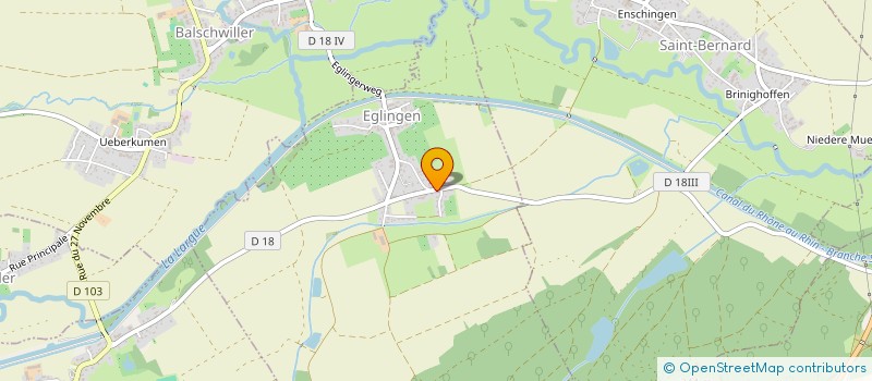 localisation de l'entreprise A' CORPS DANSE  EGLINGEN