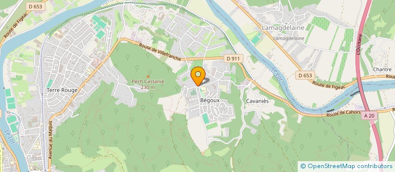 localisation de l'entreprise A CORPS DANSES 46  CAHORS