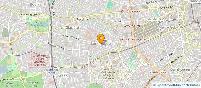 localisation de l'entreprise A CORPS DES SENS à BORDEAUX