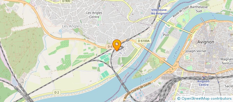 localisation de l'entreprise A CORPS ET A COEUR  LES ANGLES